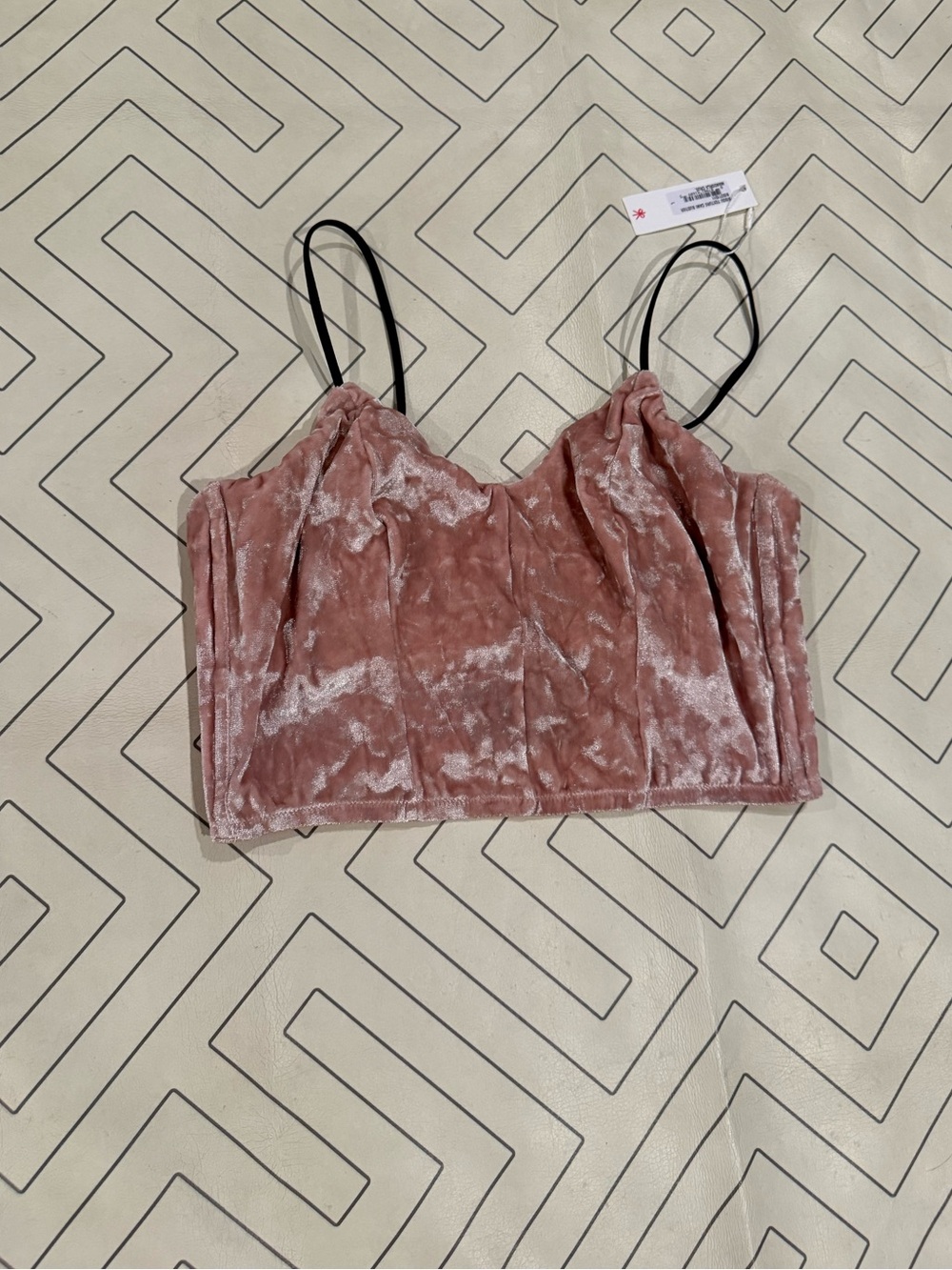 NWT Cosabella Dusty Rose Bisou Texture Camu Bustier